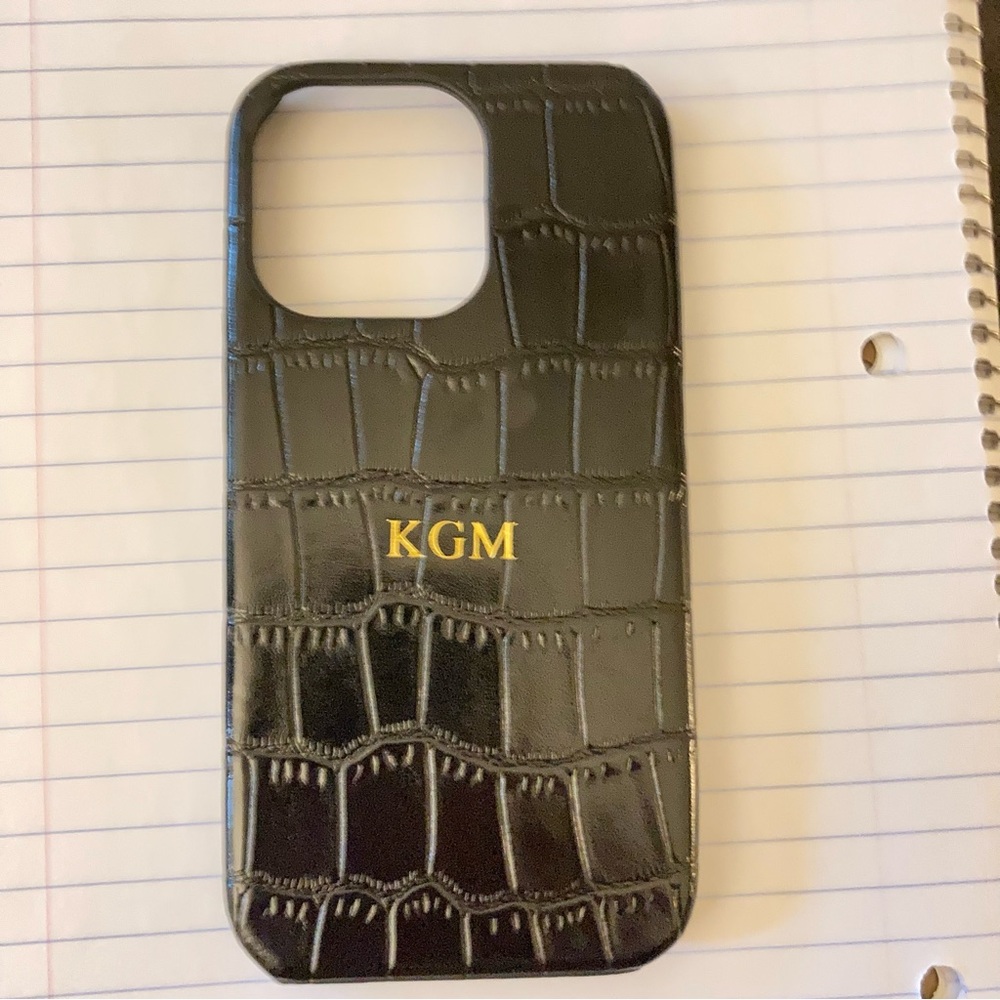 Croc Vegan Leather Phone Cover